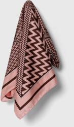 Lanvin selyem kendő rózsaszín, mintás - rózsaszín Univerzális méret - answear - 129 990 Ft