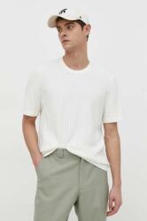 Abercrombie & Fitch t-shirt bézs, férfi, sima - bézs L