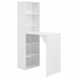 vidaXL fehér bárasztal szekrénnyel 115 x 59 x 200 cm (280227) - balena