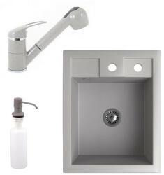 NERO Parma + Shower + dispenser grey