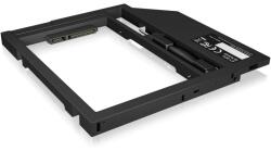 RaidSonic RACK intern Icy Box, tip caddy 9/ 9.5mm, 3.5 inch la 2.5 inch HDD/ SSD 7-9mm, S-ATA, interfata PC S-ATA, metal, negru, (IB-AC649)