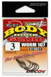 Decoy Worm 107 Body Guard 1/0 bokorugró horog 5 db/csg (819852)
