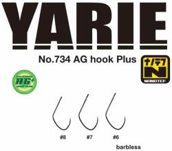 Yarie Jespa 734 AG Plus Nanotef #8 Barbless horog (Y734AG008)