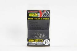 Decoy Y-F11BL Extra Fine Wire #10 Barbless hármas horog 8 db/csg (408094)