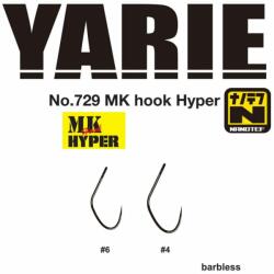 Yarie Jespa 729 MK Hyper #4 Barbless horog (Y729MKH04)