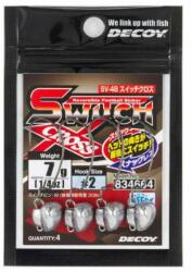 Decoy SV-48 Switch Cross 3, 5g #4 jig fej 4 db/csg (834640)