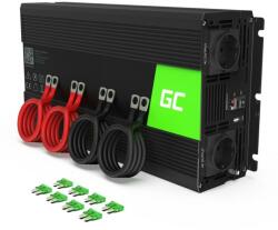 GREEN CELL Car Power Inverter Converter 12V to 230V 3000W/6000W (GC-INVERT-12V-3000W-INV12)