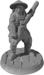 Brite Minis Ashigaru muskétás (figura), Pozíció 1