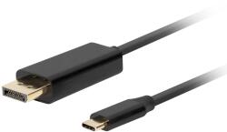 Lanberg CA-CMDP-10CU-0010-BK video átalakító kábel 1 M USB C-típus DisplayPort Fekete (CA-CMDP-10CU-0010-BK)