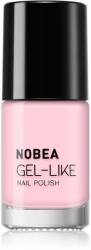 NOBEA Day-to-Day Gel-like Nail Polish lac de unghii cu efect de gel culoare #N68 Pink cream 6 ml