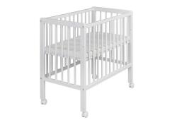 MyKids kiságy tömör bükkfából 80x40 cm Joy White (86846)