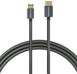 BlitzWolf BW-HDC4 HDMI to HDMI cable 4K, 1.2m (black) - pixelrodeo