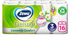 Zewa Deluxe 3rét. toalettpapír Camomile 16tekercs