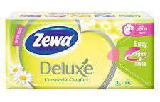 Zewa deluxe papírzsebkendő 3 rétegű 90db többféle