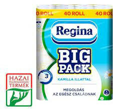 Regina Toalett papír Big Pack 3rétegű 40tekercs