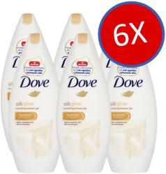 Dove Silk Glow tusfürdő, 6x250 ml