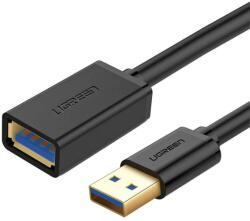 UGREEN 0, 5 m-es hosszabbító USB 3.0 kábel, fekete