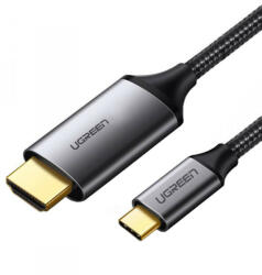 UGREEN 4K UHD 1, 5 m-es USB-C-HDMI kábel (fekete) - pixelrodeo
