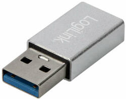LogiLink USB 3.2 Gen1 Type-C adapter, USB-A/M-USB-C/F, ezüst (AU0056) - pepita
