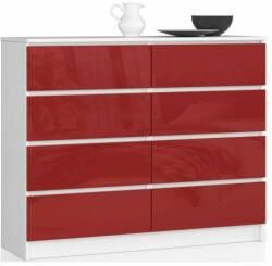 Dresser P99_120 #white-red glossy (OP0LK-1CZERW)
