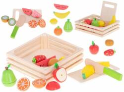 Cutie de fructe magnetică din lemn + accesorii (KX5955)