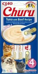 Inaba Foods Inaba CHURU Ton cu carne de vita pentru pisici 4x14g (EU110)