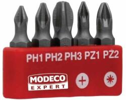 Modeco Expert Set 25mm vârful-PH1 și PH3 PZ1-PZ2 5p. - MN-15-512 (MN-15-512)