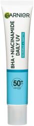 Garnier Pure Active BHA + Niacinamid mindennapos használatra szánt fluid bőrhibák ellen SPF 50+, 40 ml