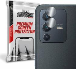 GrizzGlass Set 2 folii protectie camera foto GrizzGlass HybridGlass pentru Vivo V23, Sticla, Transparent (GRZ2241)