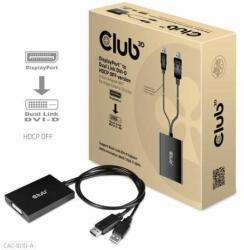 Club 3D CAC-1010-A adaptor pentru cabluri video 0, 6 m DisplayPort DVI-D + USB (CAC-1010-A)