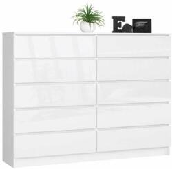  Dresser P121_160 #alb-alb lucios (OP0LK-1BIAPOL012) Comoda
