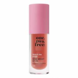 one. two. free! Machiaj Buze Shine Bright Lip Oil Paradise Peach Ulei 5 ml