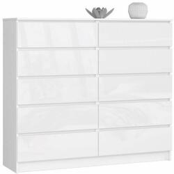  Dresser P121_138 #alb-alb lucios (OP0LK-1POL009) Comoda