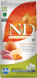 N&D Dog N&D Pumpkin Dog Farmina Grain Free Adult Medium/Maxi Mistreț și măr - 2 x 12 kg