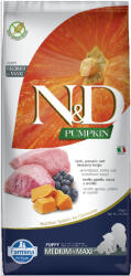N&D Dog N&D Pumpkin Dog Farmina Grain Free Puppy Medium & Maxi Miel și afine - 2 x 12 kg