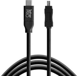 Tether Tools TT TetherPro USB Type C > Mini-B 5pin 4.6m fekete (CUC2415-BLK)