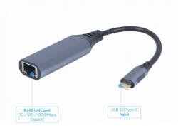 Gembird USB Type-C Gigabit network adapter, space (A-USB3C-LAN-01)