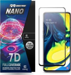 CRONG Folie de sticla telefone Crong 7D Nano Samsung Galaxy A80 (2019), Transparent/Negru