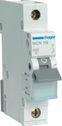 Hager Miniatură disjunctor 1P C 16A 6kA AC (MCN116E) (MCN116E)