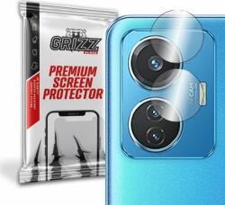 GrizzGlass Set 2 folii protectie camera GrizzGlass HybridGlass pentru Vivo iQOO Z6 44W, Transparent (GRZ2433)