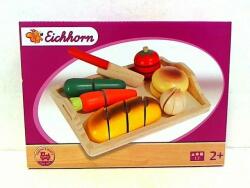 Eichhorn Set de joaca din lemn Eichhorn - Tavita cu alimente (GXP-555587) Bucatarie copii