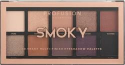 Profusion Cosmetics Profusion Smoky Eyeshadow Palette - o paleta de 10 farduri de ochi (656497421806)