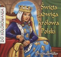 WDS Sandomierz Sfânta Iadwiga Regina Poloniei. Pentru colorare (WIKR-929193)