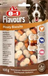 8in1 Recompense pentru caini 8in1 FLAVOURS Meaty Biscuits 100g (T152590)