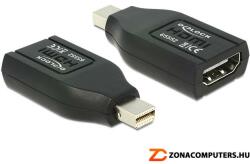 MiniDisplayport(apa) to HDMI(anya) DELOCK 65552 átalakító adapter 1.1a fekete