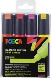 uni UNI Posca PC-8K Filctoll - Neon színek (4 darab/csomag) (182605) (182605)