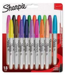 Sharpie Permanentmarker F Jelölőmarker készlet - Vegyes színek (18 db / csomag) (1996112) (1996112)