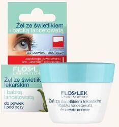 FLOSLEK Gel pentru ochi cu plantaina pentru relaxarea si calmarea pielii din jurul ochilor, Floslek, 10 g (140077)