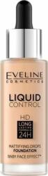 Eveline Kolorowka EVELINE COLOROWKA Eveline Liquid Control HD Fond de ten cu picurător Nr. 011 natural 32 ml (0885566)