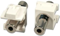 Lindy Keystone 3.5mm F/F Stereo für Wanddosen 2 Stück (60528) (60528)